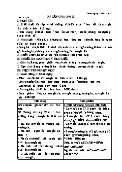 Kế hoạch bài dạy Hình học 7 - Tiết 25-27 - Năm học 2021-2022 - Nguyễn Đức Thắng