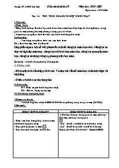 Kế hoạch bài dạy Hình học 8 - Tiết 42+43 - Năm học 2021-2022