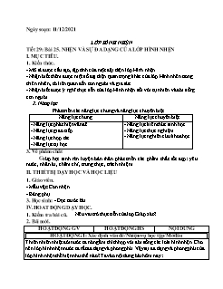 Kế hoạch bài dạy Sinh học Lớp 7 - Tuần 14 - Năm học 2021-2022 - Nguyễn Anh Tuấn