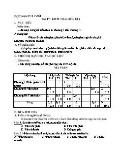 Kế hoạch bài dạy Sinh học Lớp 8 - Tuần 9 - Năm học 2021-2022 - Nguyễn Anh Tuấn