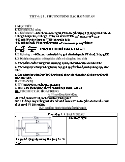 Kế hoạch bài dạy Toán + Vật lí 9 - Tuần 16 - Năm học 2021-2022 - Phan Thị Thanh