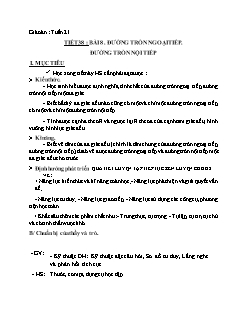 Kế hoạch bài dạy Toán + Vật lí Lớp 9 - Tuần 21 - Năm học 2021-2022 - Phan Thị Thanh