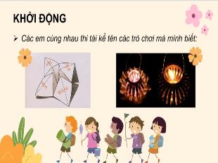 Bài giảng Công nghệ 3 - Bài 9: Làm đồ chơi