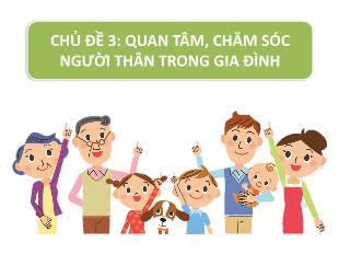 Bài giảng Đạo đức 1 (Kết nối tri thức) - Chủ đề 3: Quan tâm, chăm sóc người thân trong gia đình
