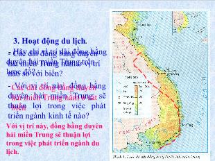 Bài giảng Địa lí 5 - Bài: Người dân và hoạt động sản xuất ở đồng bằng duyên hải miền Trung