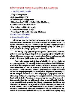 Bài giảng E-learning Khoa học tự nhiên 6 - Bài 11: Oxygen. Không khí - Hoàng Thị Tới