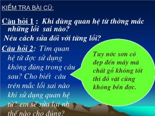 Bài giảng môn Ngữ văn Lớp 7 - Tiết 35: Từ đồng nghĩa