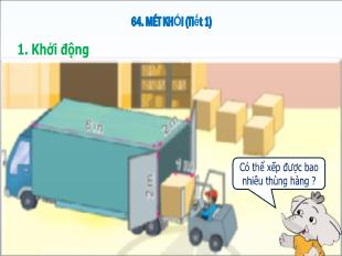 Bài giảng Toán 5 - Bài: Mét khối (Tiết 1)