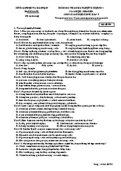 Đề kiểm tra chất lượng học kì I GDCD 9 - Mã đề 794 - Năm học 2023-2024 - Sở GD&ĐT Bắc Giang (Có đáp án)