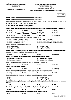 Đề kiểm tra cuối học kì I Hóa học 9 - Mã đề 394 - Năm học 2023-2024 - Sở GD&ĐT Bắc Giang (Có đáp án)
