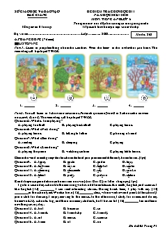 Đề kiểm tra cuối học kì I Tiếng Anh 6 - Mã đề 862 - Năm học 2023-2024 - Sở GD&ĐT Bắc Giang (Có đáp án + File nghe)