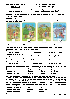 Đề kiểm tra cuối học kì I Tiếng Anh 6 - Mã đề 863 - Năm học 2023-2024 - Sở GD&ĐT Bắc Giang (Có đáp án + File nghe)