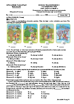 Đề kiểm tra cuối học kì I Tiếng Anh 6 - Mã đề 864 - Năm học 2023-2024 - Sở GD&ĐT Bắc Giang (Có đáp án + File nghe)