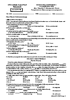 Đề kiểm tra cuối học kì I Tiếng Anh 9 (Chương trình 10 năm) - Mã đề 894 - Năm học 2023-2024 - Sở GD&ĐT Bắc Giang (Có đáp án + File nghe)