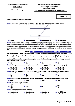 Đề kiểm tra cuối học kì I Toán 7 - Mã đề 173 - Năm học 2023-2024 - Sở GD&ĐT Bắc Giang (Có đáp án)