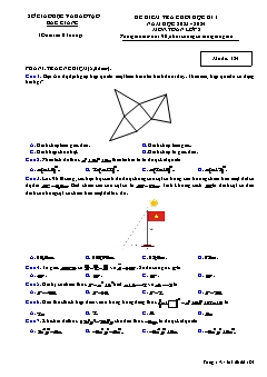 Đề kiểm tra cuối học kì I Toán 8 - Mã đề 184 - Năm học 2023-2024 - Sở GD&ĐT Bắc Giang (Có đáp án)