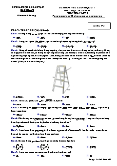 Đề kiểm tra cuối học kì I Toán 9 - Mã đề 193 - Năm học 2023-2024 - Sở GD&ĐT Bắc Giang (Có đáp án)