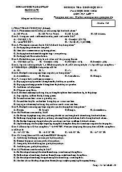 Đề kiểm tra cuối học kì II Tin học 7 - Mã đề 154 - Năm học 2022-2023 - Sở GD&ĐT Bắc Giang (Có đáp án)