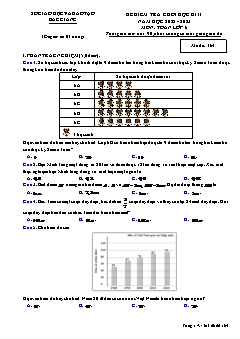 Đề kiểm tra cuối học kì II Toán 6 - Mã đề 164 - Năm học 2022-2023 - Sở GD&ĐT Bắc Giang (Có đáp án)