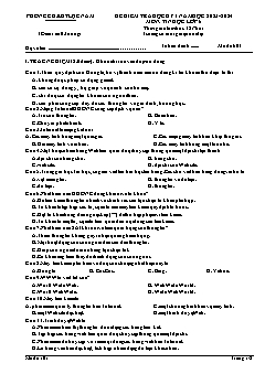 Đề kiểm tra học kì I Tin học 6 - Mã đề 601 - Năm học 2023-2024 - PGD Lục Nam (Có đáp án)