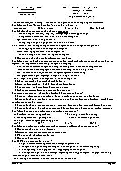 Đề thi khảo sát học kì I GDCD 8 - Mã đề 802 - Năm học 2023-2024 - PGD Lục Nam (Có đáp án + Ma trận)