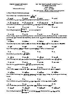 Đề thi thử vào lớp 10 Toán (Lần 1) - Năm học 2023-2024 - PGD Sơn Động (Có đáp án)