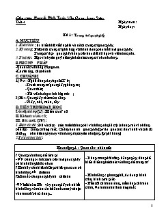 Giáo án cả năm Mĩ thuật 8 - Nguyễn Đình Toán