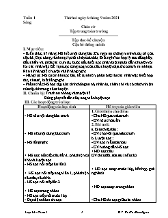 Giáo án các môn Lớp 3 - Tuần 1 - Năm học 2021-2022 - Bùi Thị Bảo Ngọc