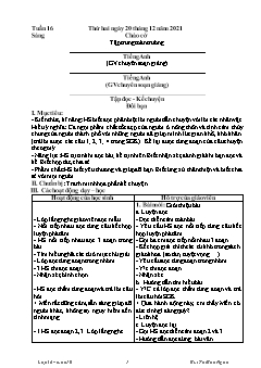 Giáo án các môn Lớp 3 - Tuần 16 - Năm học 2021-2022 - Bùi Thị Bảo Ngọc