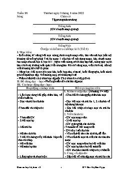 Giáo án các môn Lớp 3 - Tuần 18 - Năm học 2021-2022 - Bùi Thị Bảo Ngọc