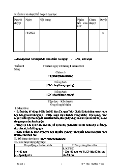 Giáo án các môn Lớp 3 - Tuần 21 - Năm học 2021-2022 - Bùi Thị Bảo Ngọc