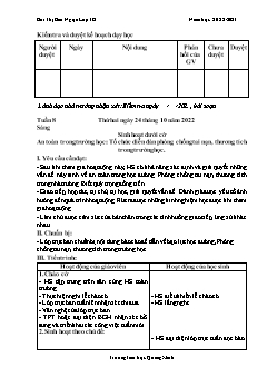 Giáo án các môn Lớp 3 - Tuần 8 - Năm học 2022-2023