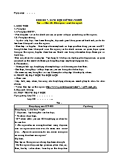 Giáo án Khoa học tự nhiên 8 (Kết nối tri thức) - Chủ đề 7: Sinh hoạt cơ thể người - Bài 30: Khái quát về cơ thể người