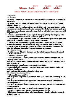 Giáo án Khoa học tự nhiên 8 (Kết nối tri thức) - Tiết 99-101, Bài 33: Máu và hệ tuần hoàn của cơ thể người