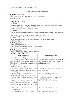 Giáo án Mầm non Khối Lá - Chủ đề: Nghề nghiệp - Năm học 2023-2024