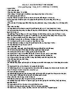 Giáo án Mầm non Khối Nhà trẻ - Chủ đề 4: Gia đình thân yêu của bé - Năm học 2024-2025