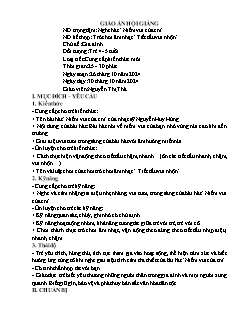 Giáo án Mầm non Lớp Chồi - Chủ đề: Gia đình - Năm học 2024-2025 - Nguyễn Thị Thà