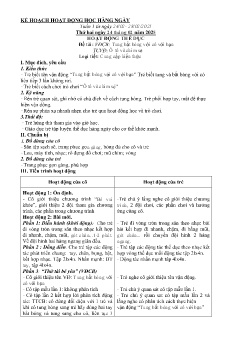 Giáo án Mầm non Lớp Chồi - Tuần 1, Chủ đề: Phương tiện giao thông - Năm học 2024-2025