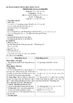 Giáo án Mầm non Lớp Chồi - Tuần 2, Chủ đề nhánh: Gia đình thân yêu của bé - Năm học 2024-2025