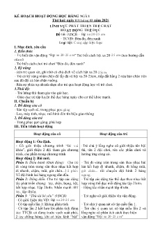 Giáo án Mầm non Lớp Chồi - Tuần 2, Chủ đề: Phương tiện giao thông - Năm học 2024-2025