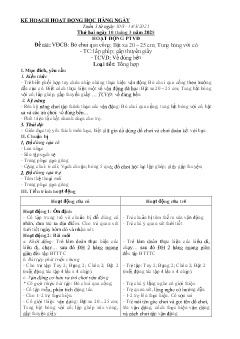 Giáo án Mầm non Lớp Chồi - Tuần 3, Chủ đề: Phương tiện giao thông - Năm học 2024-2025