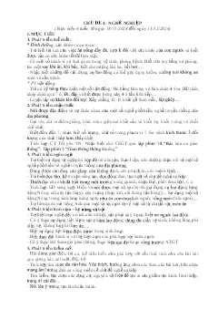 Giáo án Mầm non Lớp Lá - Chủ đề 4: Nghề nghiệp - Năm học 2023-2024