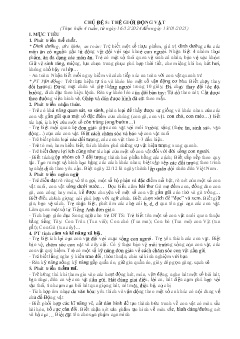 Giáo án Mầm non Lớp Lá - Chủ đề 5: Thế giới động vật - Năm học 2024-2025