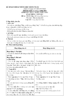 Giáo án Mầm non Lớp Lá - Tuần 2, Chủ đề nhánh: Một số hiện tượng tự nhiên - Năm học 2024-2025