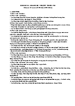 Giáo án Mầm non Lớp Mầm - Chủ đề 10: Mùa hè bé yêu, tết thiếu nhi - Năm học 2024-2025