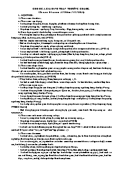 Giáo án Mầm non Lớp Mầm - Chủ đề 3: Gia đình thân thương của bé - Năm học 2024-2025