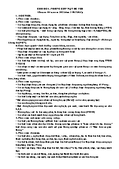 Giáo án Mầm non Lớp Mầm - Chủ đề 4: Những con vật đáng yêu - Năm học 2024-2025