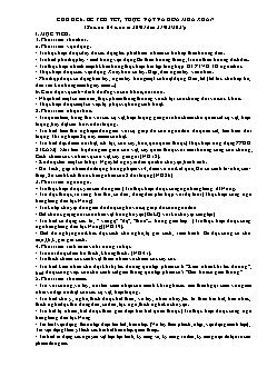 Giáo án Mầm non Lớp Mầm - Chủ đề 6: Bé yêu Tết, thực vật và hoa mùa xuân - Năm học 2024-2025