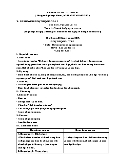 Giáo án Mầm non Lớp Mầm - Chủ đề 6: Ngày Tết vui vẻ - Năm học 2024-2025 - Nguyễn Thị Tình