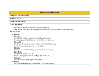 Giáo án Mầm non Lớp Mầm - Chủ đề: Gia đình thân yêu - Bài: Thiệp xinh tặng mẹ